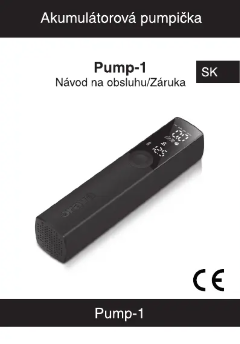 Image de la première page du manuel de l'appareil Pump-1