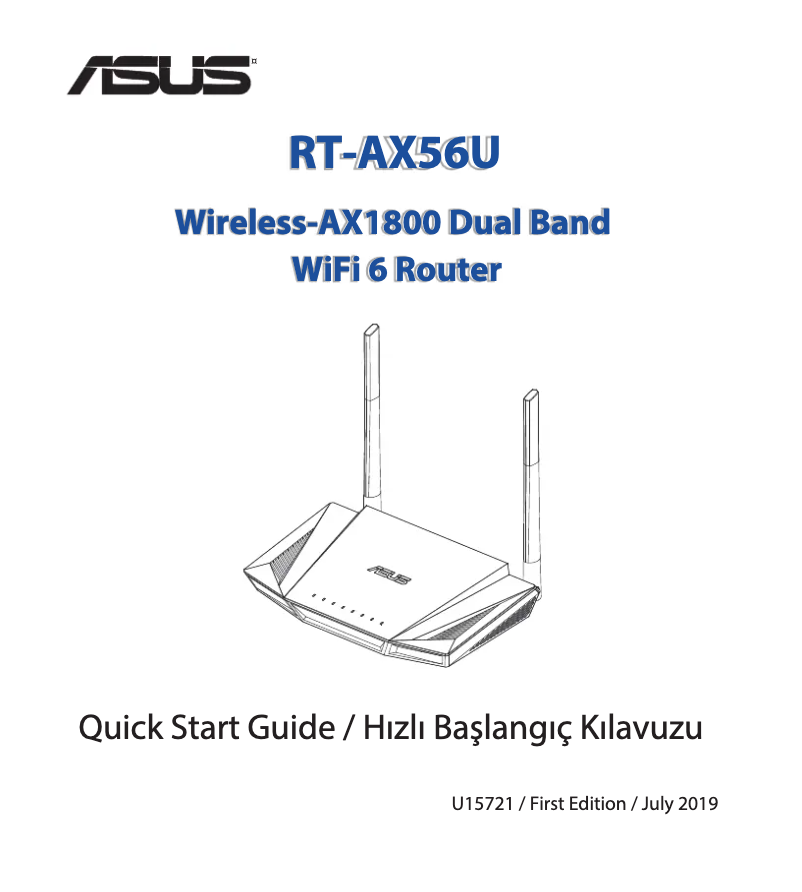 Página 1 del manual Manual de usuario Asus RT-AX56U