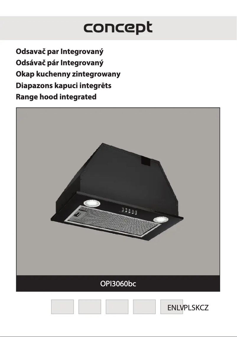 Page 1 de la notice Manuel utilisateur Concept OPI3060BC