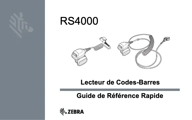 First page image of the manual for RS4000