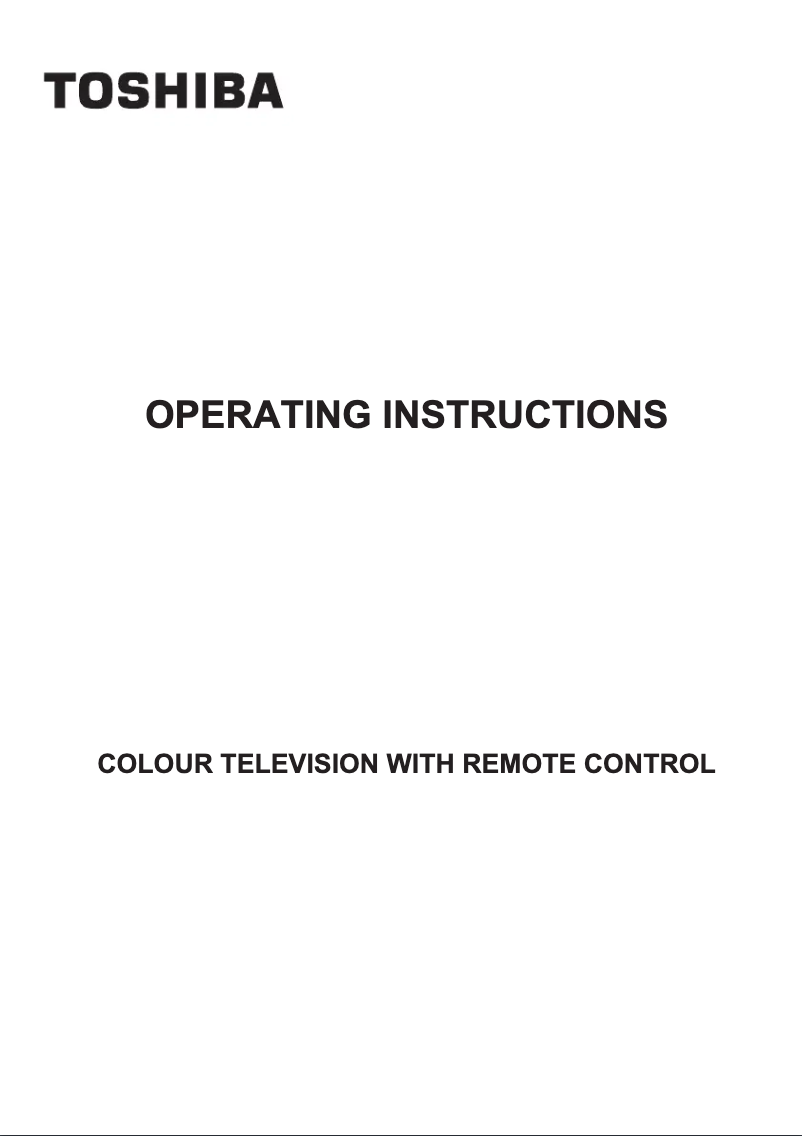 Page 1 de la notice Manuel utilisateur Toshiba 75U6763DG