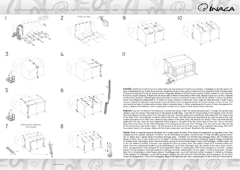 Page n°1 - Manuel utilisateur Inaca Alpes 320