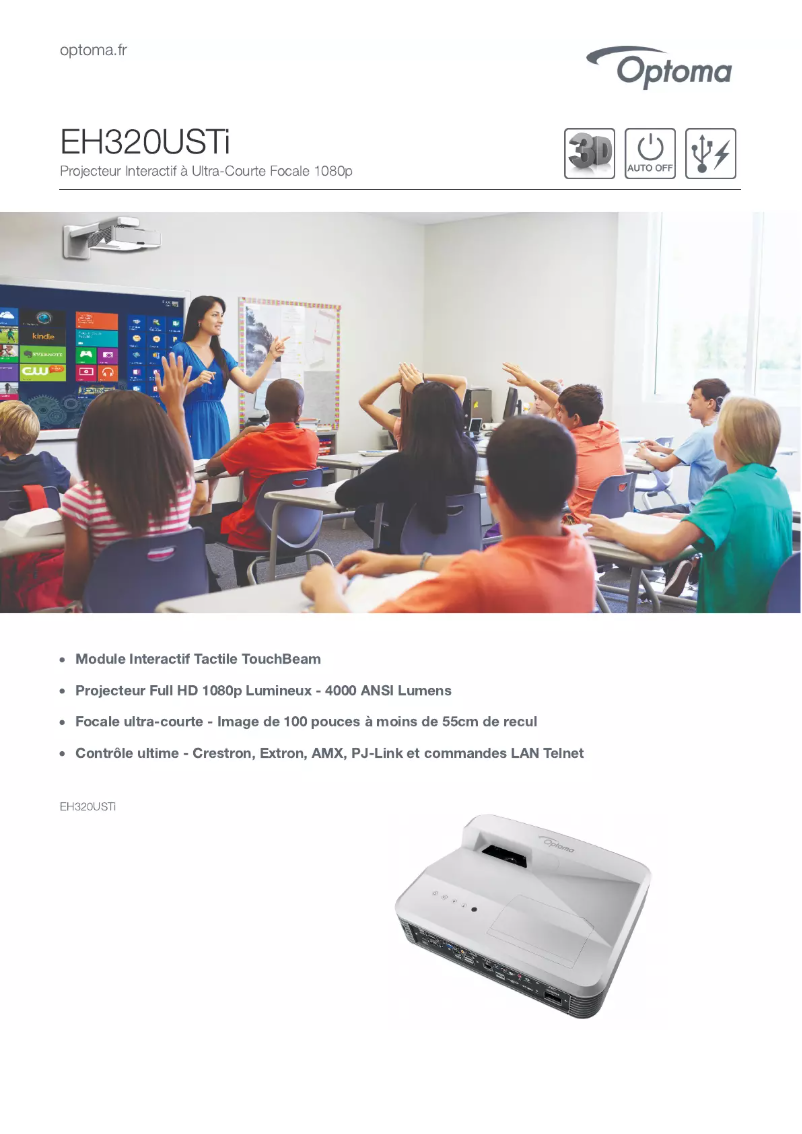 Image de la première page du manuel de l'appareil EH320USTi