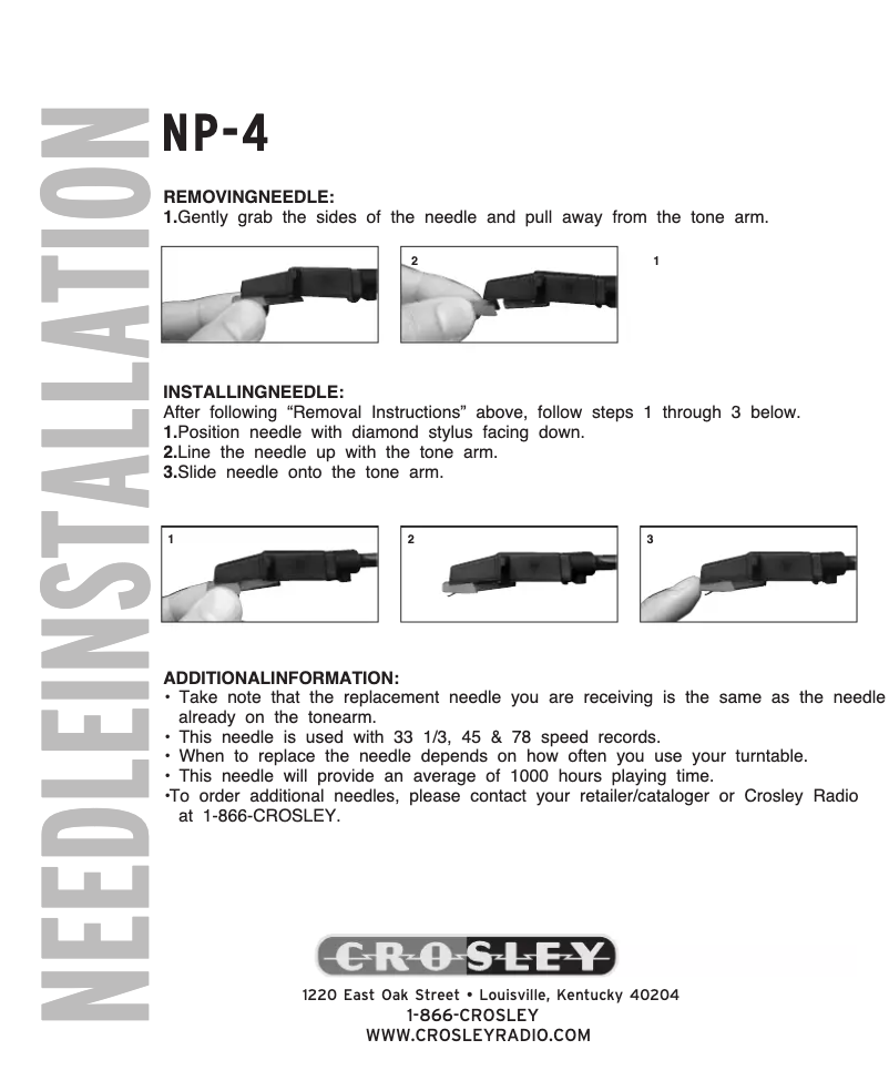 Image de la première page du manuel de l'appareil NP4