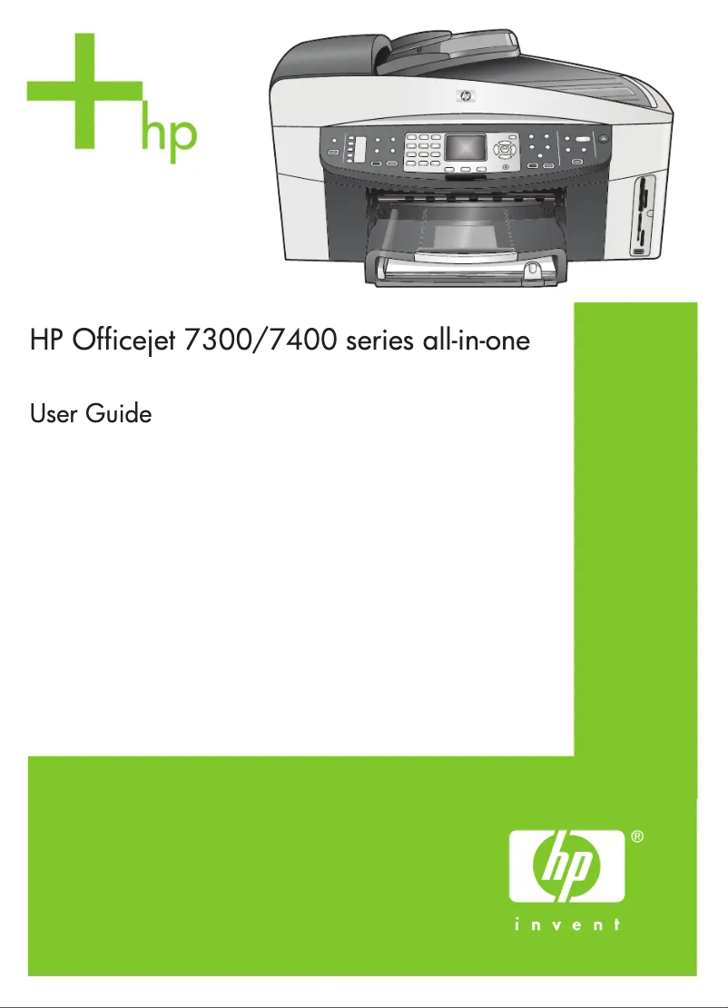 Page 1 de la notice Manuel utilisateur HP Officejet 7310