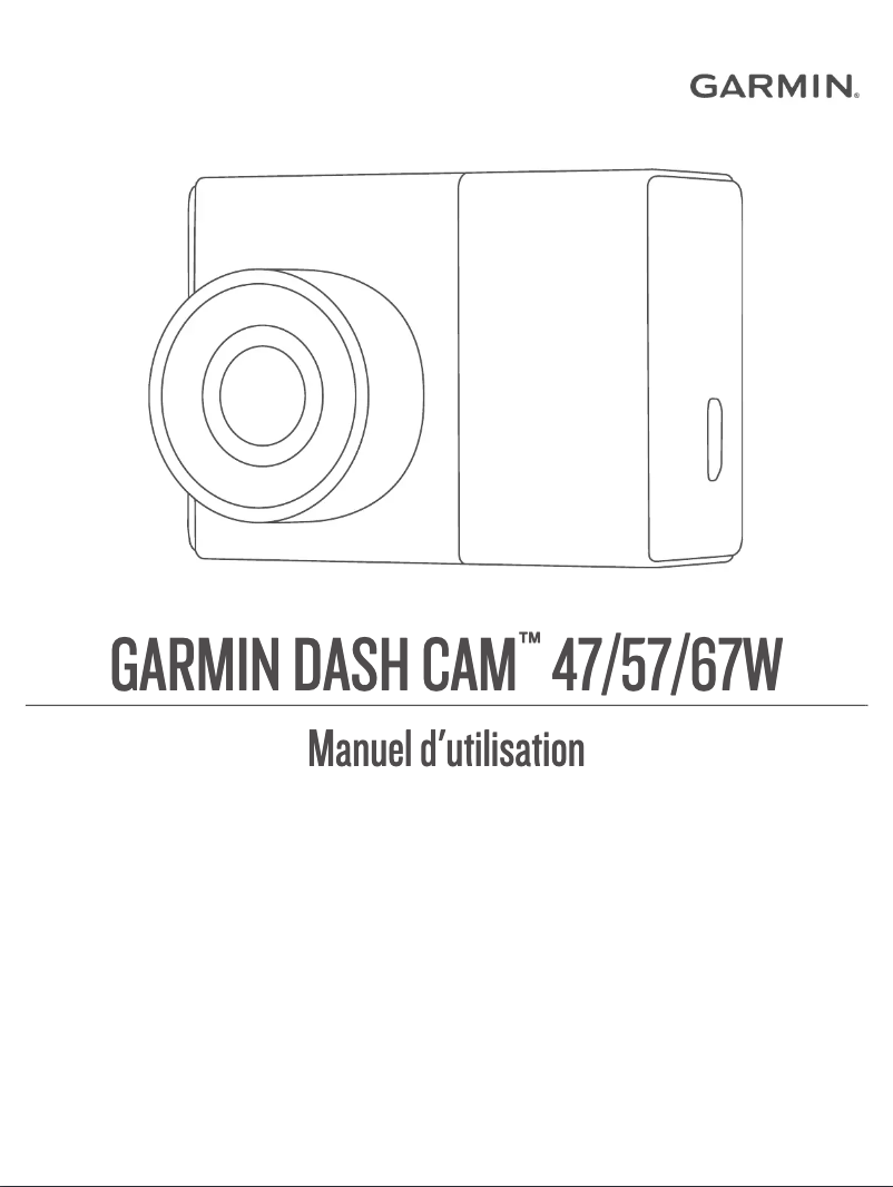 Page n°1 - Manuel utilisateur Garmin Dash Cam 47