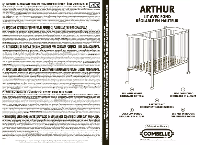 Página 1 del manual Manual de usuario Combelle Arthur