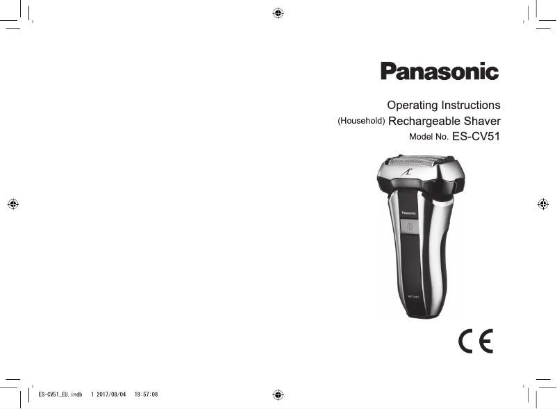 Image de la première page du manuel de l'appareil ES-CV51