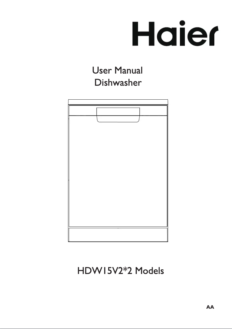 Página 1 del manual Manual de usuario Haier HDW15V2W2