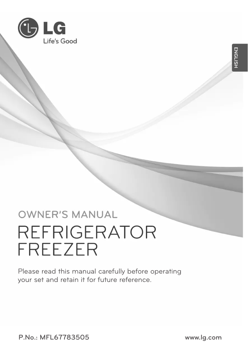 Page 1 de la notice Manuel utilisateur LG GC-306NW