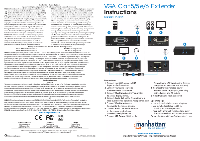 Image de la première page du manuel de l'appareil 177344
