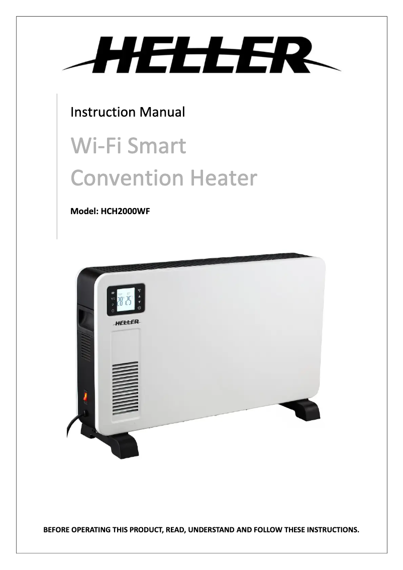 Page n°1 - Manuel utilisateur Heller HCH2000WF