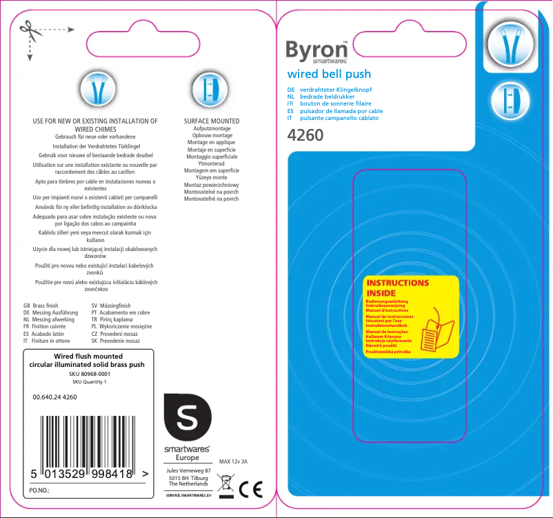 Página 1 del manual Manual de usuario Byron 4260