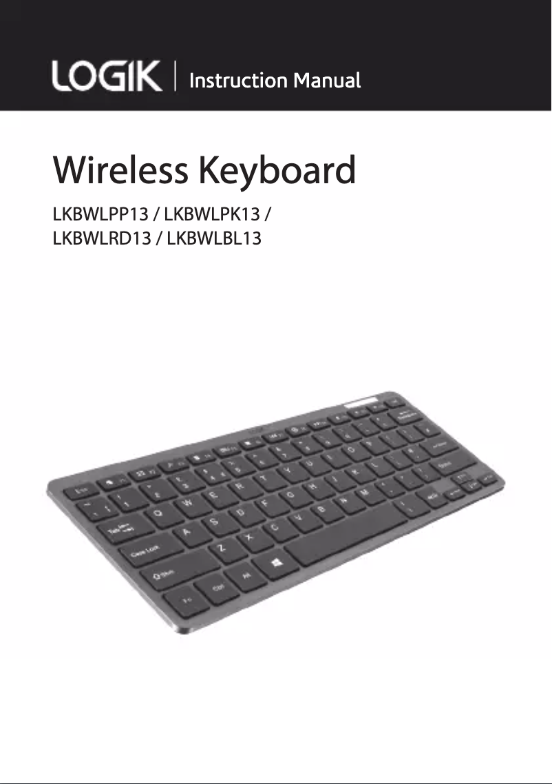 Página 1 del manual Manual de usuario Logik LKBWLPP13