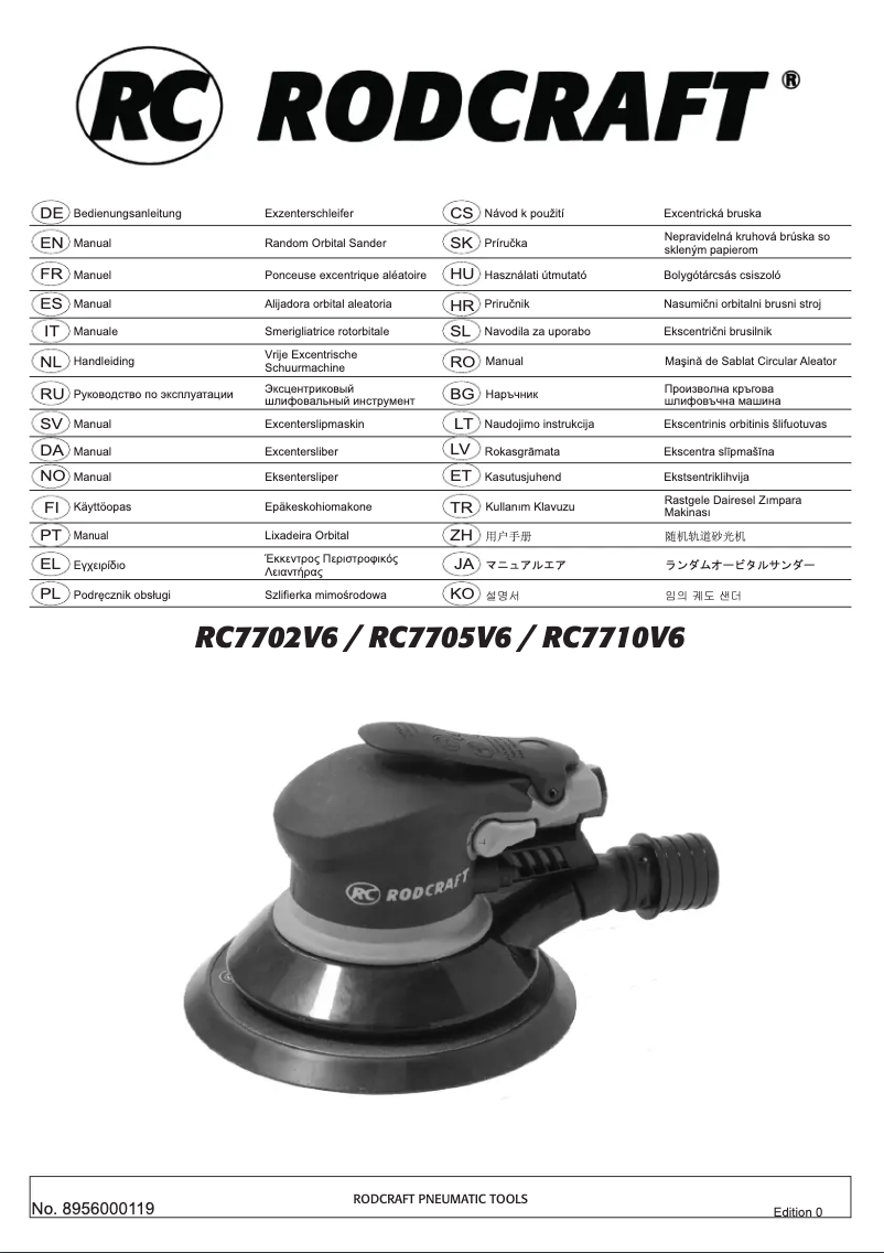 Page n°1 - Manuel utilisateur Rodcraft RC7705V6