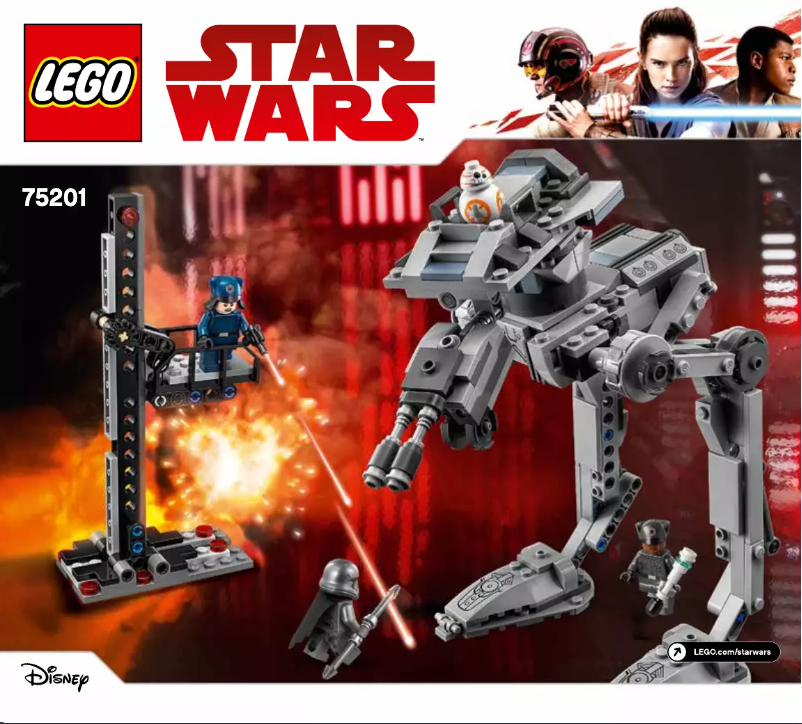 Page 1 de la notice Manuel utilisateur Lego Star Wars 75201