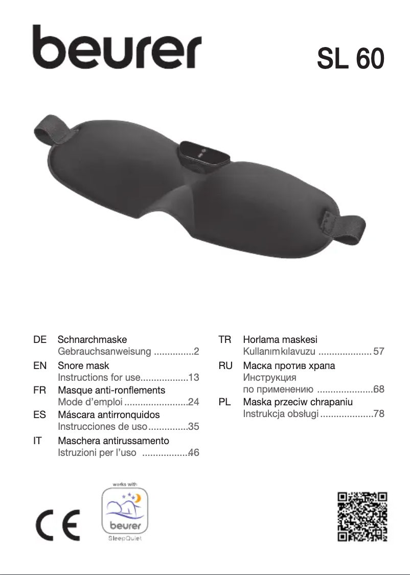Image de la première page du manuel de l'appareil SL 60