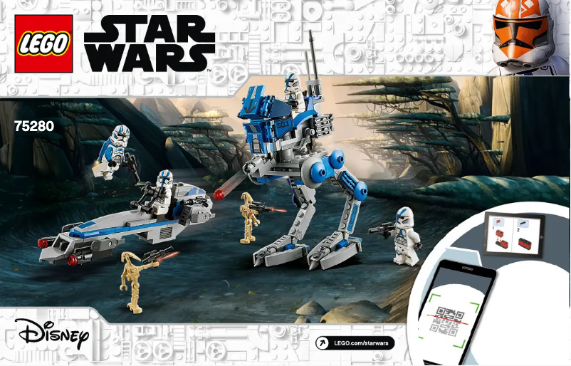 Page 1 de la notice Manuel utilisateur Lego Star Wars 75280