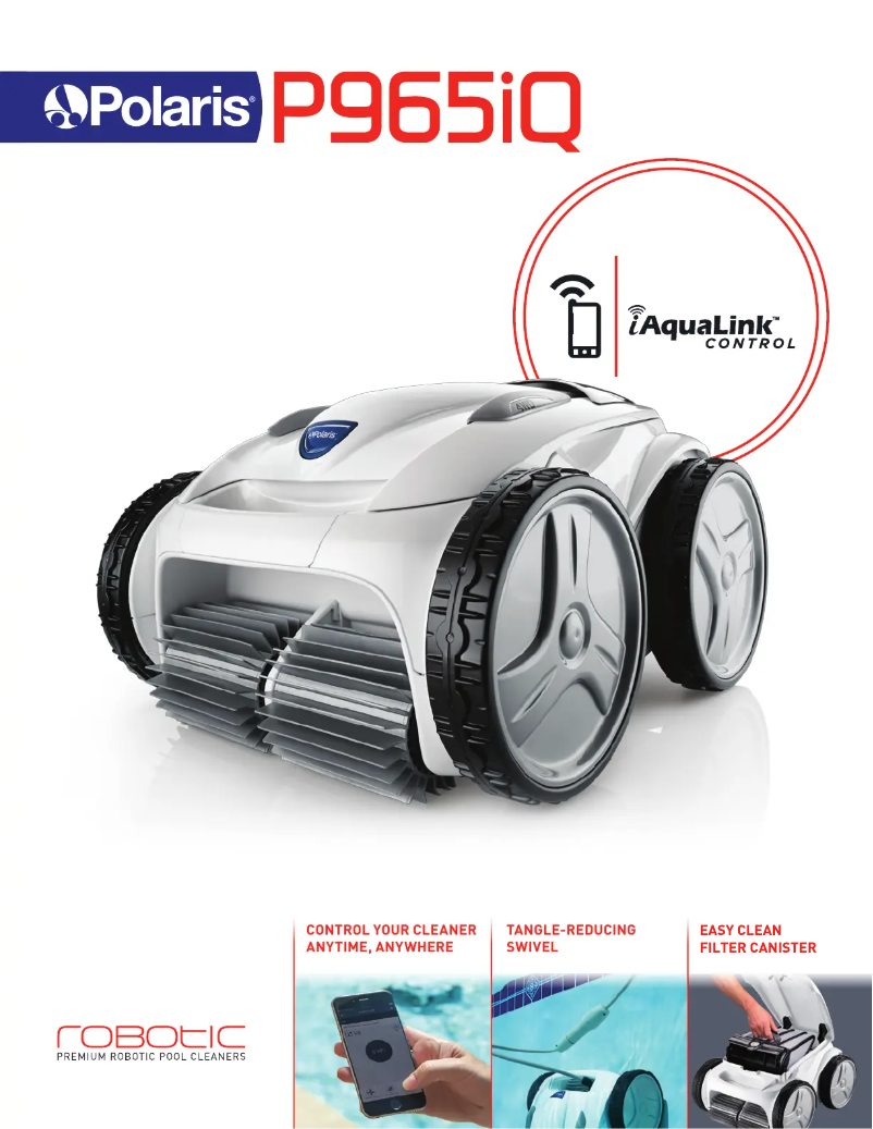 Page 1 de la notice Brochure Polaris P965iQ