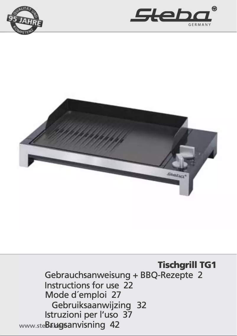 Image de la première page du manuel de l'appareil TG1