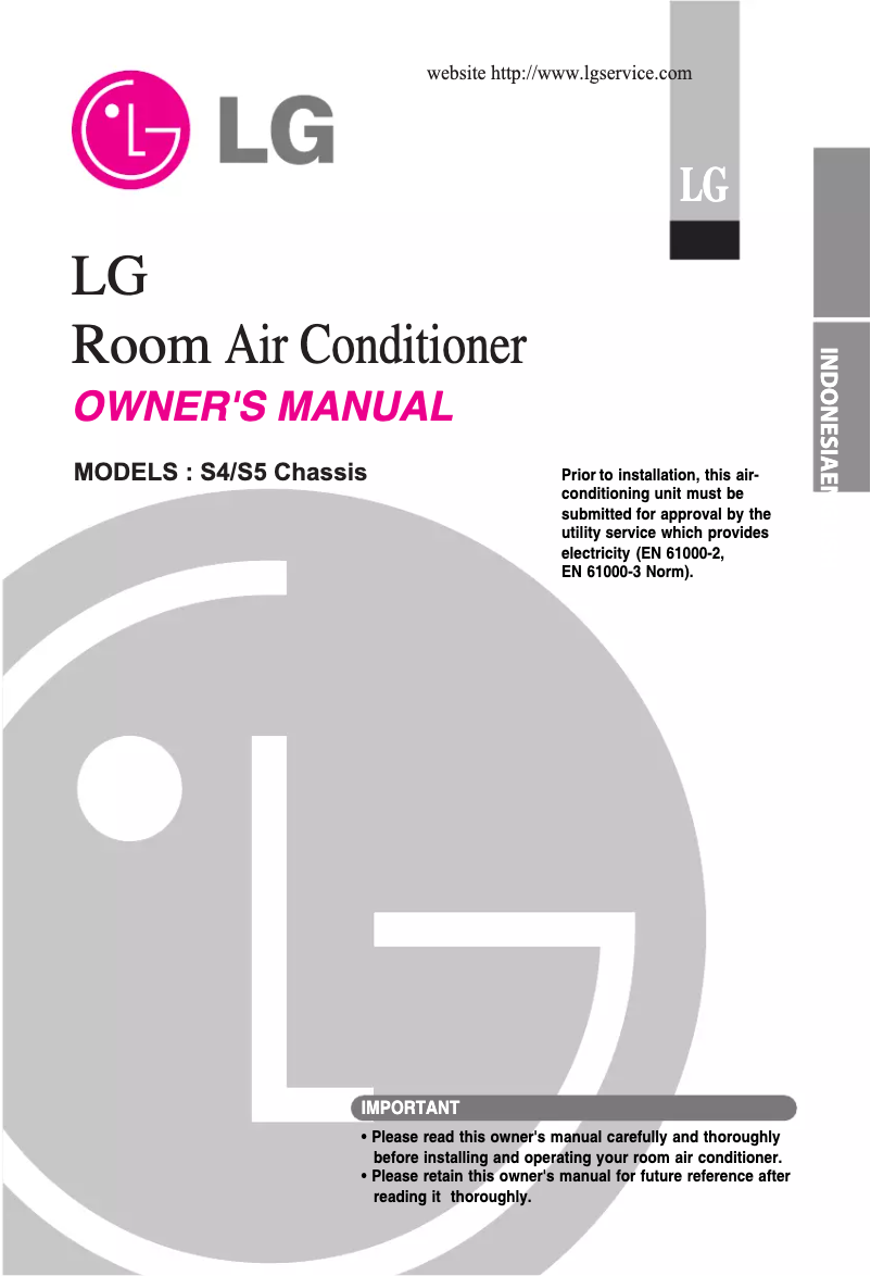 Página 1 del manual Manual de usuario LG HS-C1264FF0