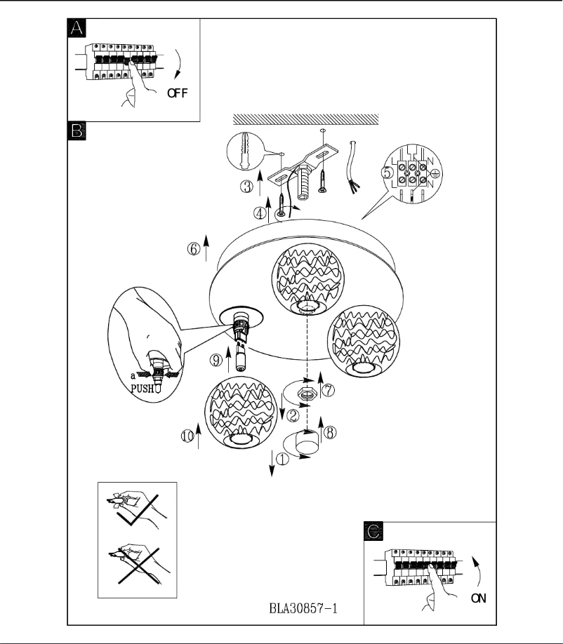 Page n°1 - Manuel utilisateur Eglo Altone