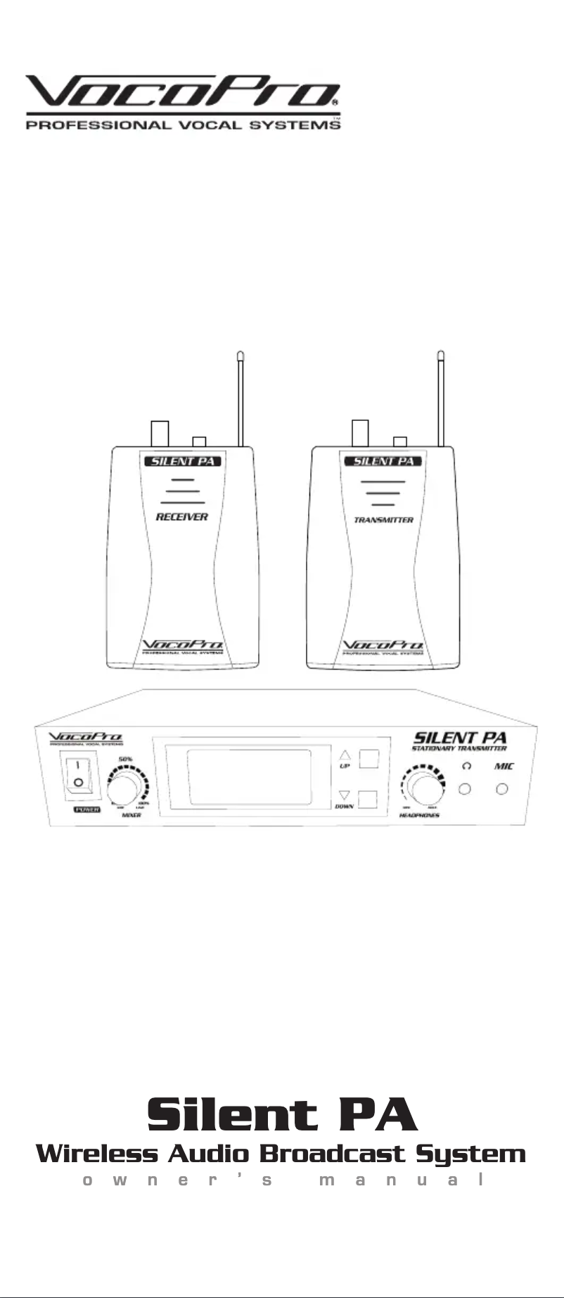 Image de la première page du manuel de l'appareil Silent PA