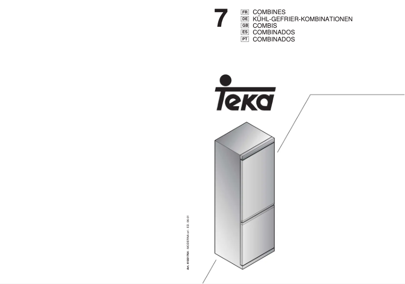 Page 1 de la notice Manuel utilisateur Teka CB380