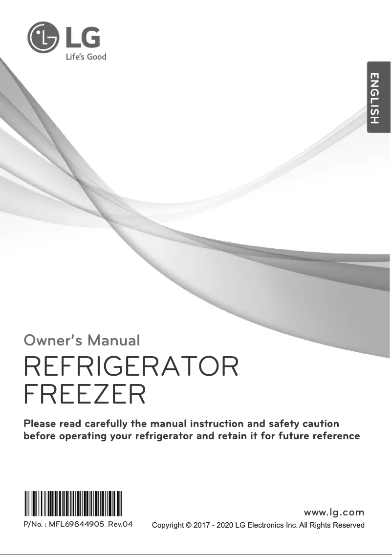 Page 1 de la notice Manuel utilisateur LG GN-H702HLHQ