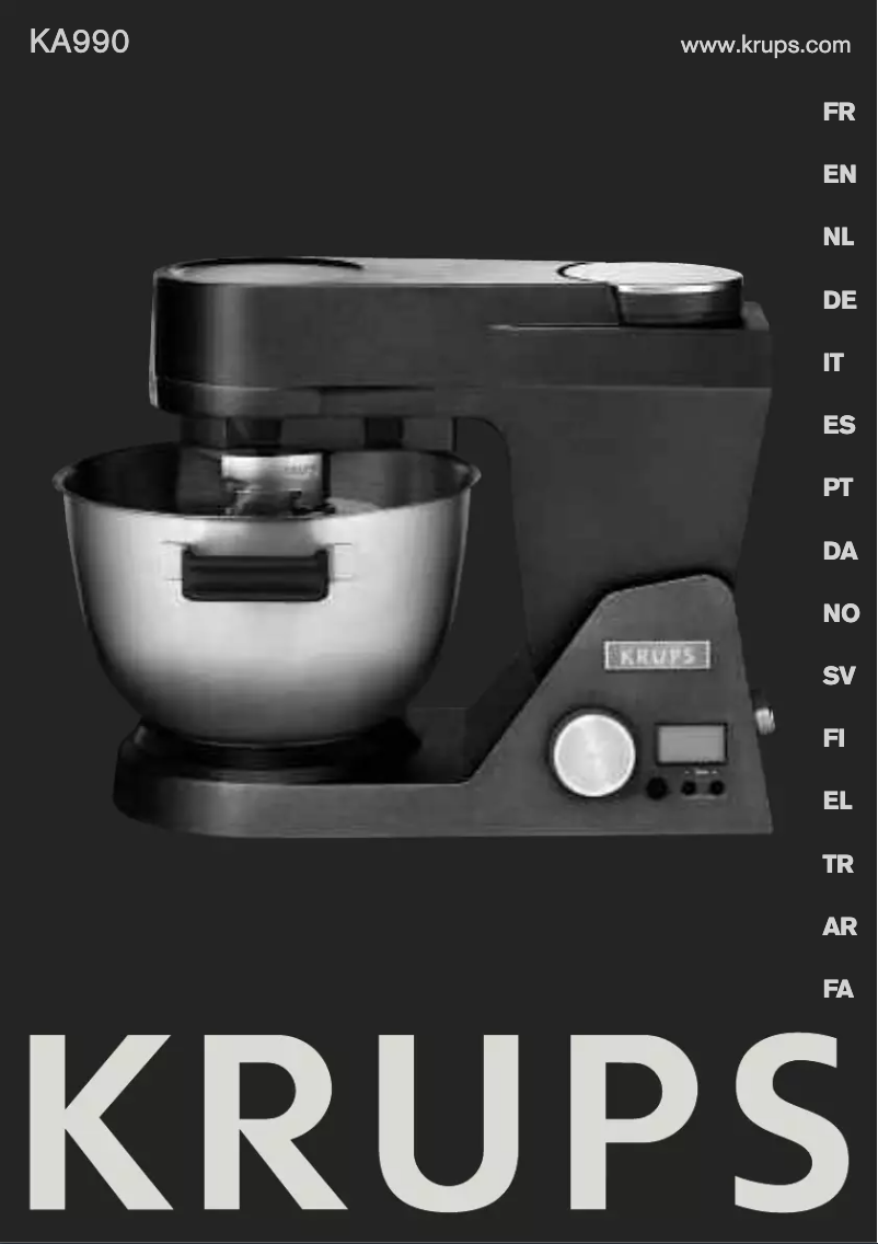 Image de la première page du manuel de l'appareil Prep Expert S9900