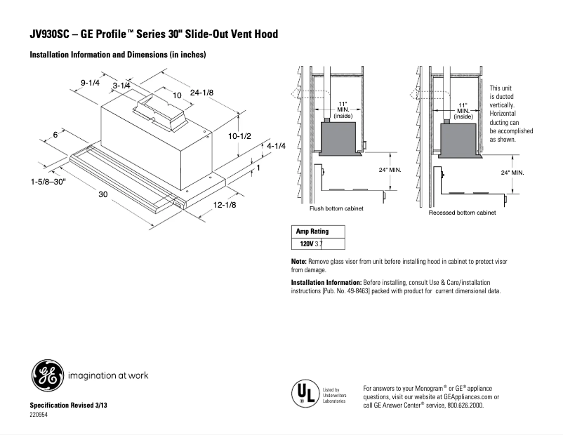 Image de la première page du manuel de l'appareil JV930SCBR