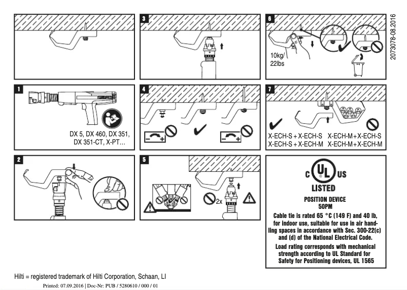 Image de la première page du manuel de l'appareil X-ECH/FR U