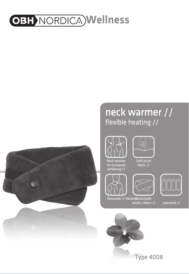 Image de la première page du manuel de l'appareil Neck Warmer