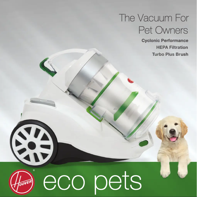 Page n°1 - Manuel utilisateur Hoover Eco Pets 3013