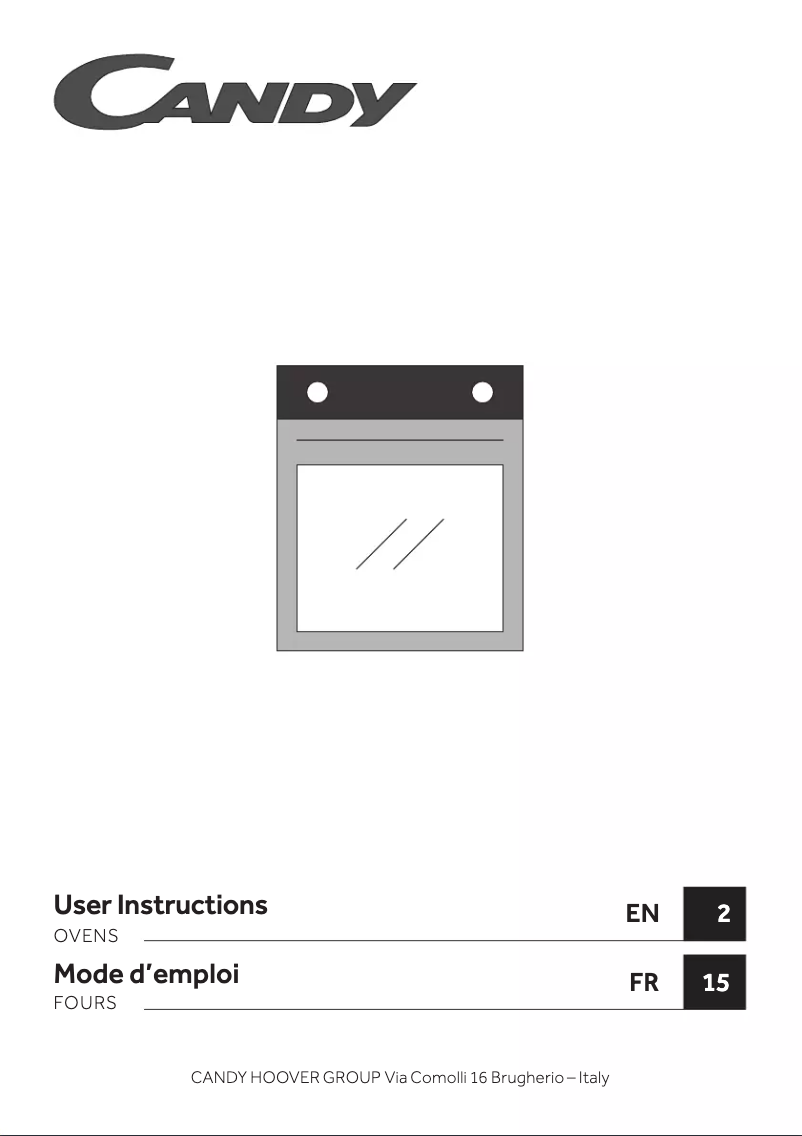 Image de la première page du manuel de l'appareil FCM665X