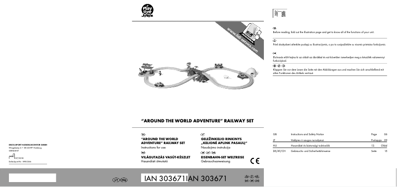 Page 1 de la notice Manuel utilisateur Playtive IAN 303671