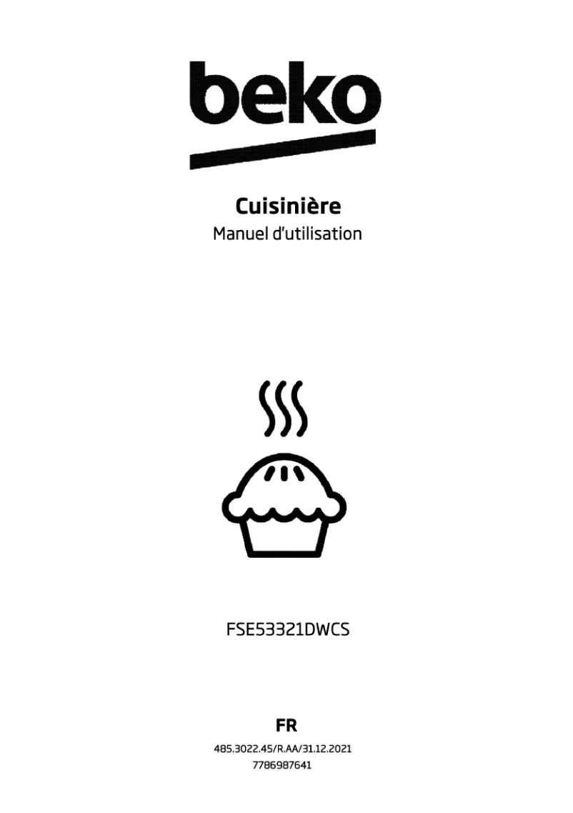 Image de la première page du manuel de l'appareil FSE53321DWCS