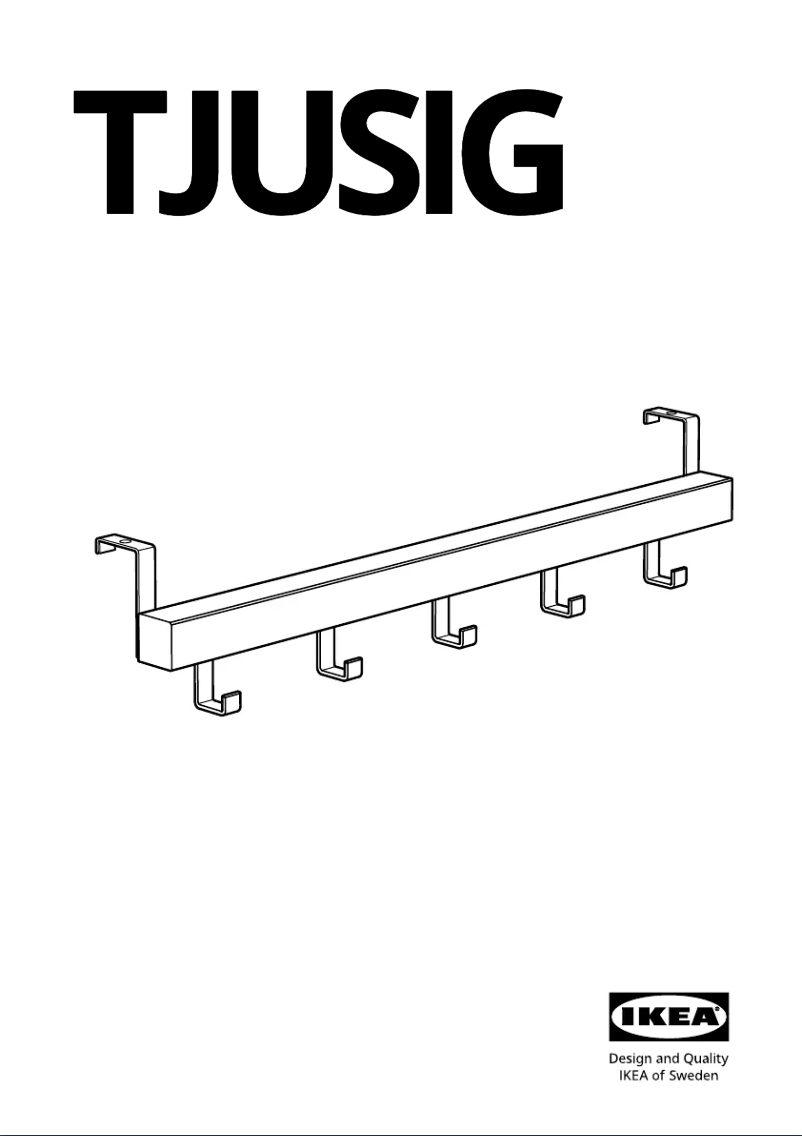 Image de la première page du manuel de l'appareil TJUSIG 602.426.66