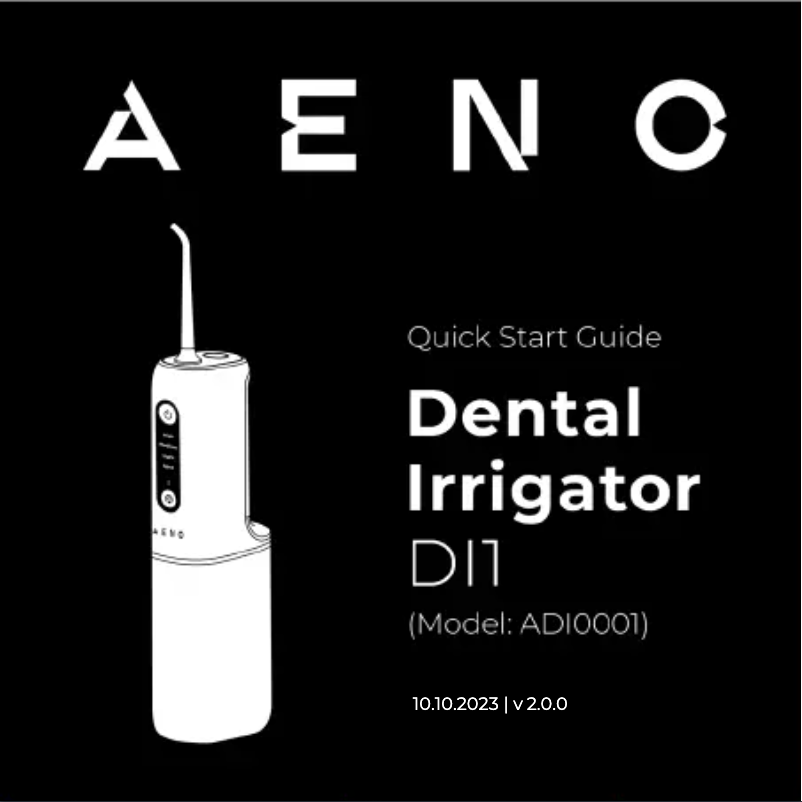 Page 1 de la notice Guide de démarrage rapide AENO DI1