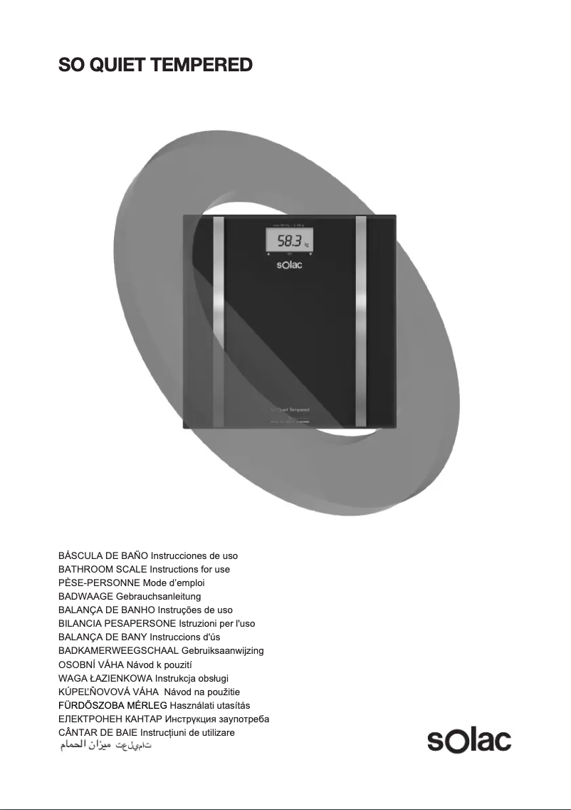 Page n°1 - Manuel utilisateur Solac So Quiet Tempered PD7636
