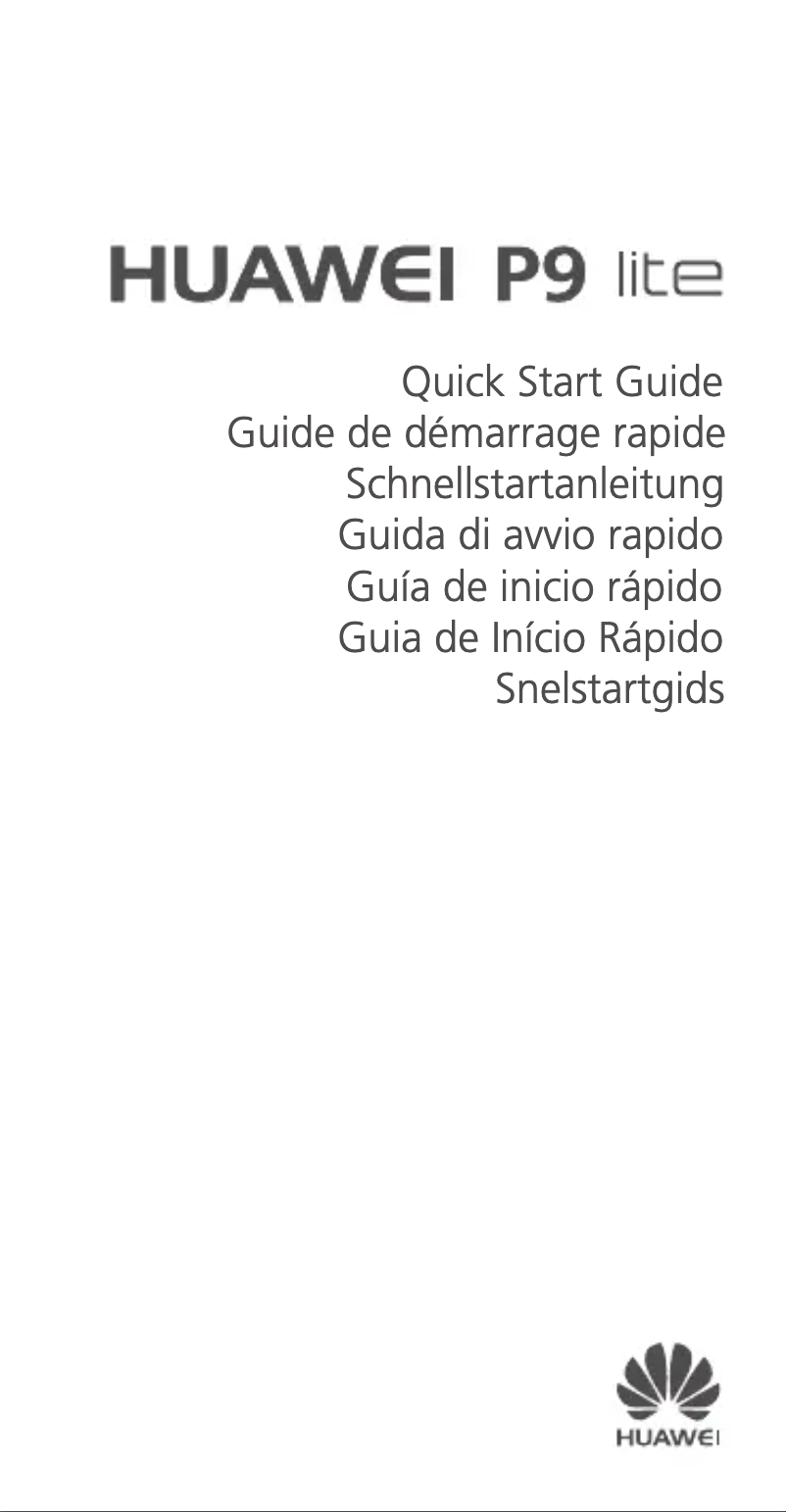 Page 1 de la notice Manuel utilisateur Huawei P9 lite Lite