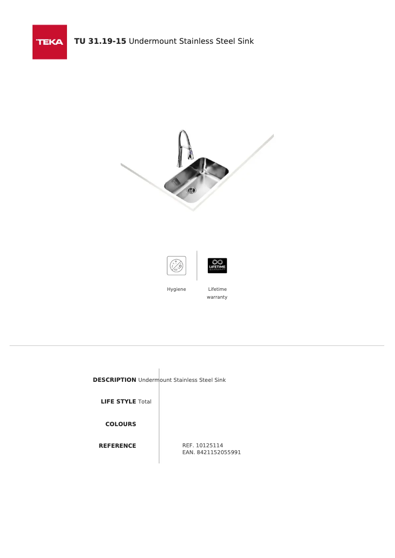 Image de la première page du manuel de l'appareil TU 31.19-15