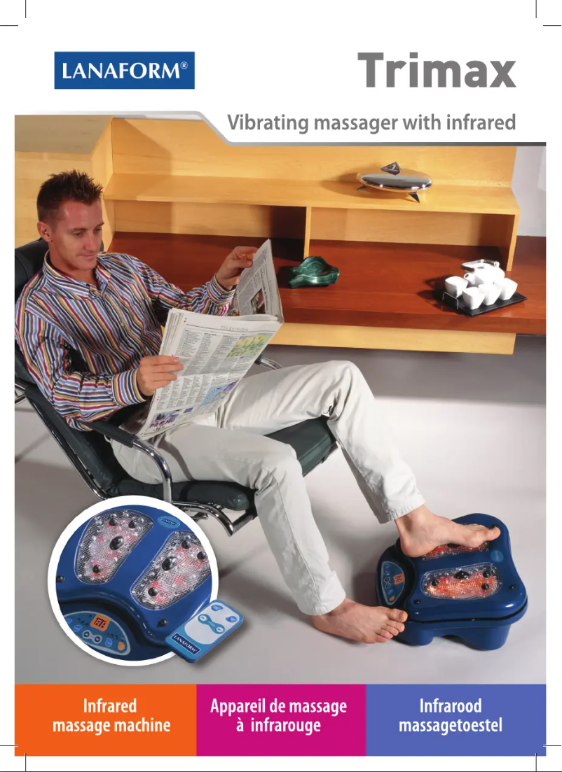 Page 1 de la notice Manuel utilisateur Lanaform Trimax