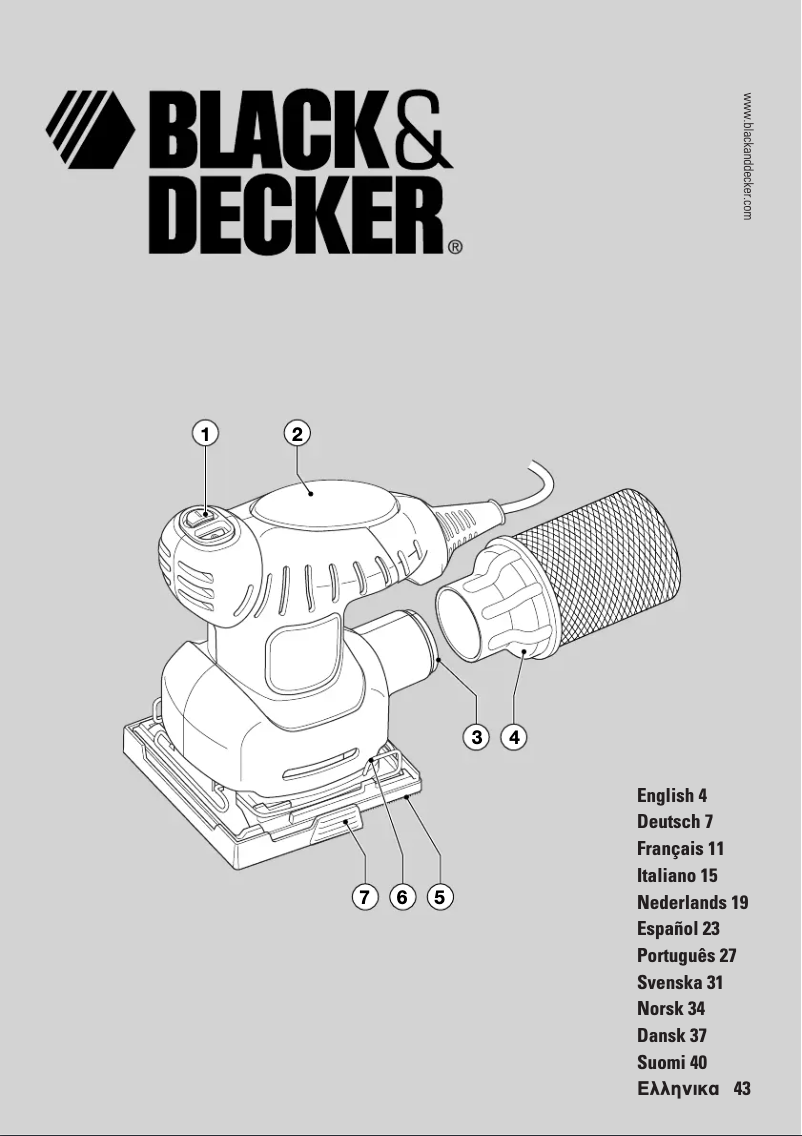 Page 1 de la notice Manuel utilisateur Black & Decker KA170TEGB