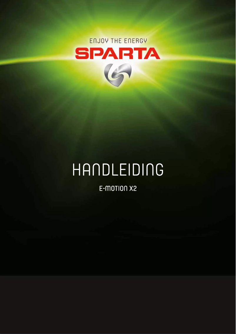 Página 1 del manual Manual de usuario Sparta E-motion X2
