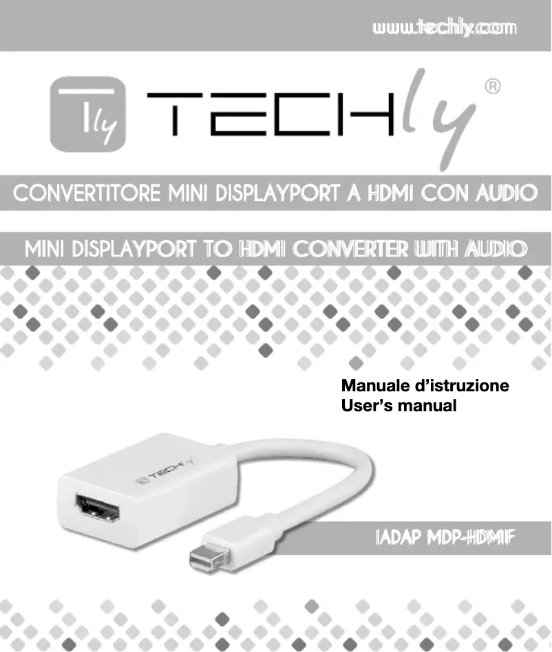 Page 1 de la notice Manuel utilisateur Techly 304239