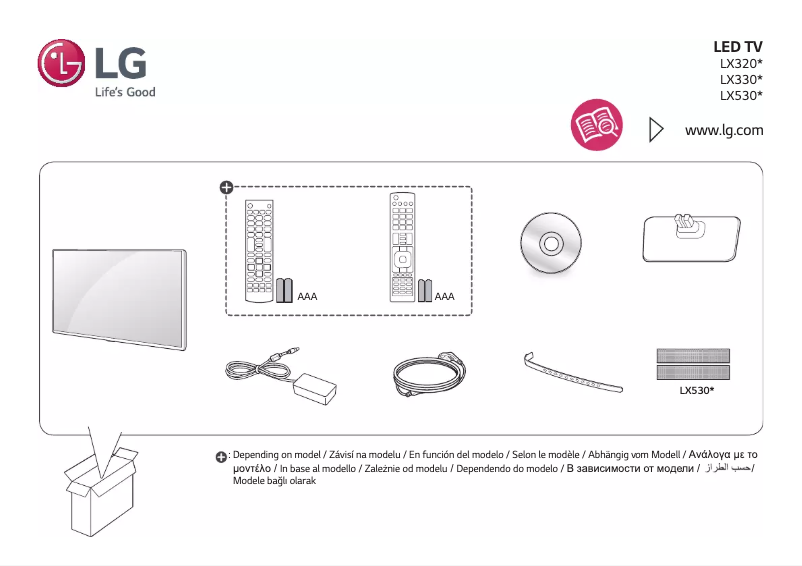 Imagen de la primera página del manual del dispositivo 28LX320C