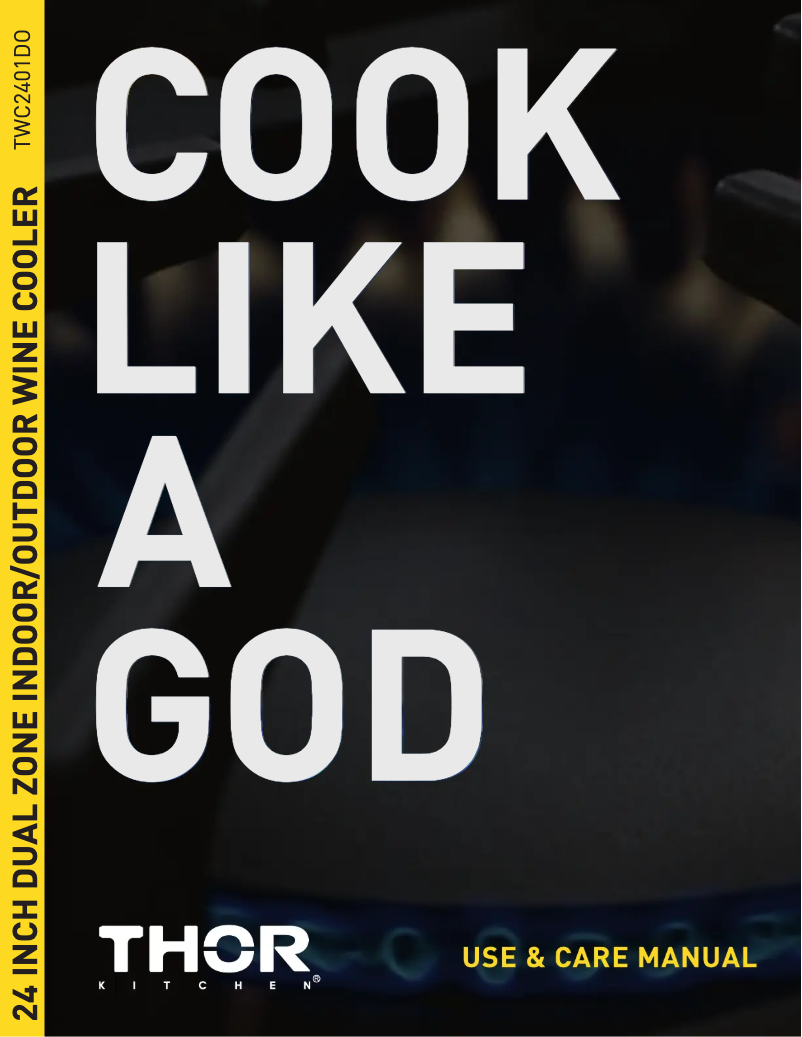 Image de la première page du manuel de l'appareil TWC2401DO