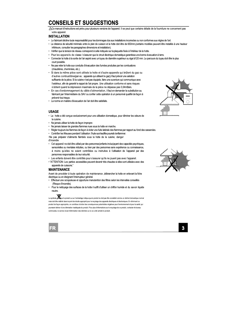 Page 1 de la notice Manuel utilisateur Smeg KSE951X3