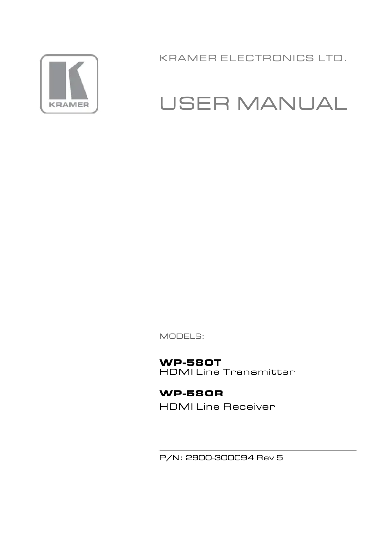 Image de la première page du manuel de l'appareil WP-580T